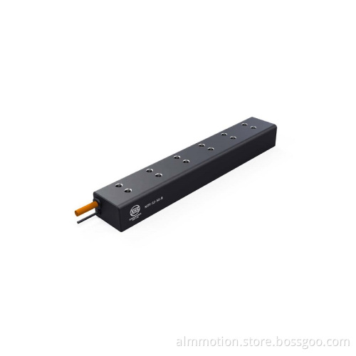 More safe non magnetic track linear motor